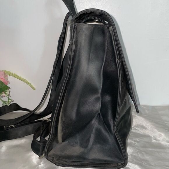 Kenneth Cole Nylon Backpack Black Medium - Picture 3 of 8